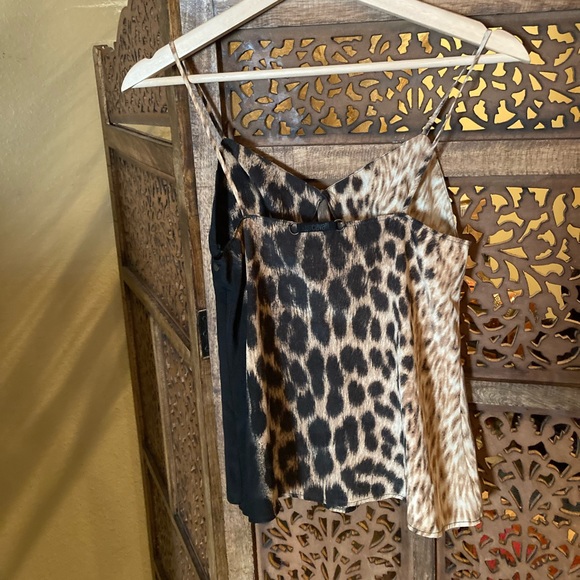 Roberto Cavalli Leopard Print Silk Tank 40 Xs - Picture 2 of 3